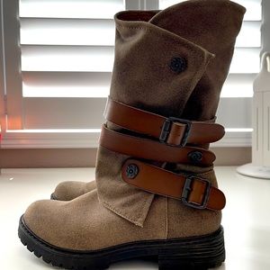 Blowfish Raexly Malibu mid-calf moto boots